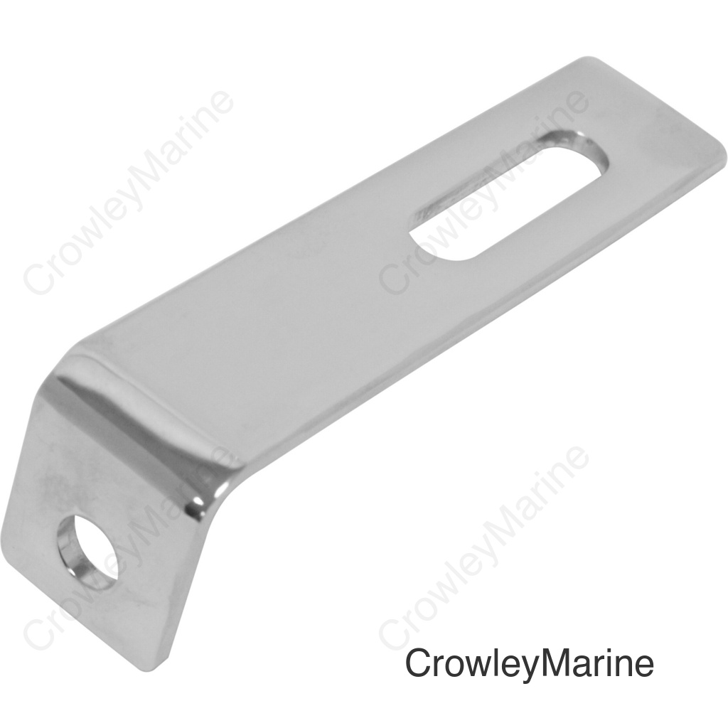 EXHAUST HANGER BRACKET 1"X3.75" L-BEND SLOTTED