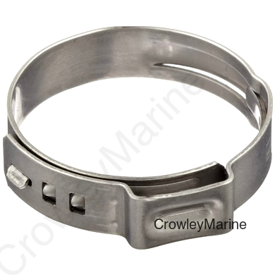 301 STPLSS EAR HSE CLMP-100 PK (16700037)