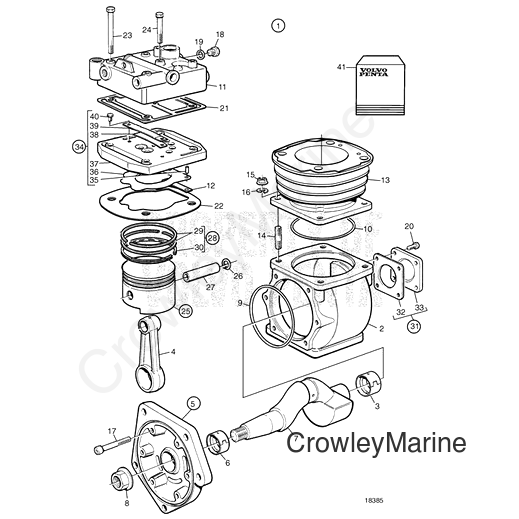 Screw(V2) - Volvo Penta (1697112)