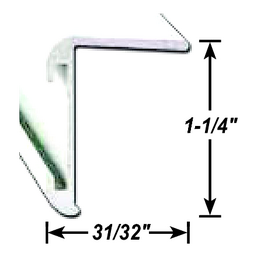 AP Products 021852028 Long Leg Insert Corner Molding, 8' Black thumbnail-0