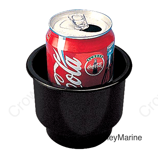 SeaDog 588060 Flush Mt Drink Holder Combo Black