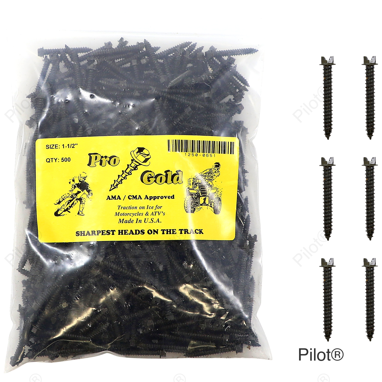Ice Screws - 1-1/2" - 500 Pack
