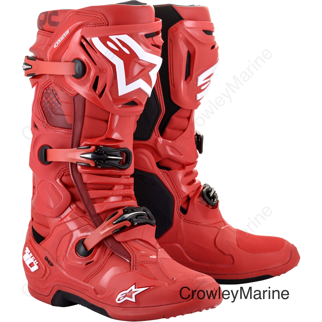 Tech 10 Boots - Red - US 8