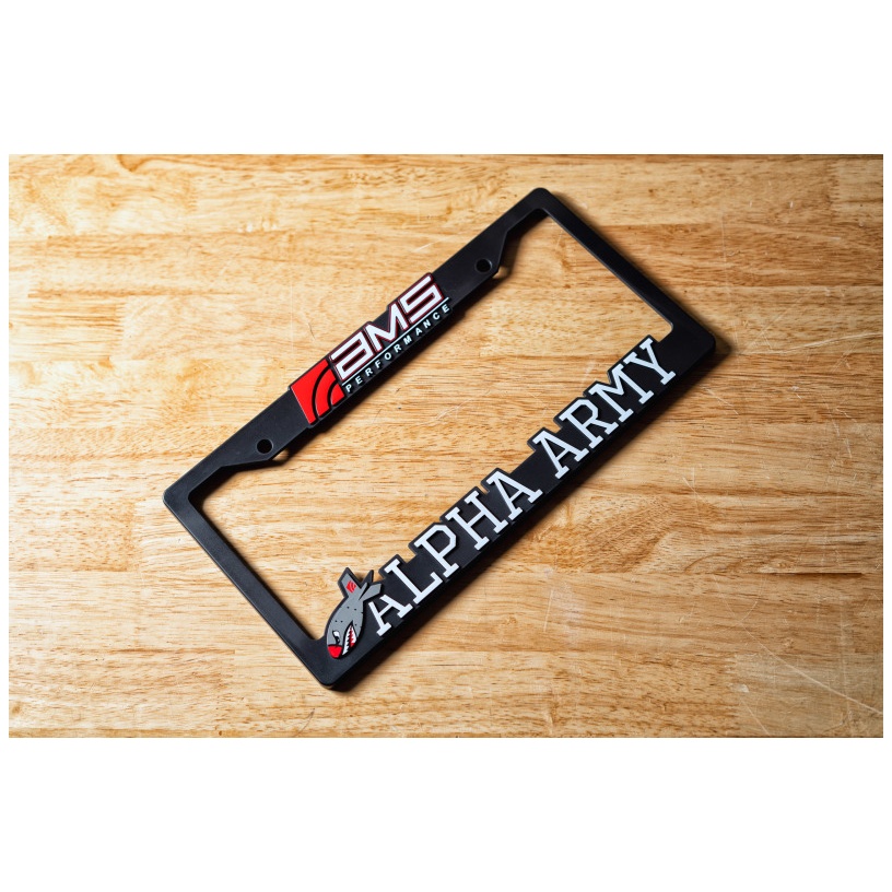 AMS Performance AMS / Alpha Army License Plate Frame