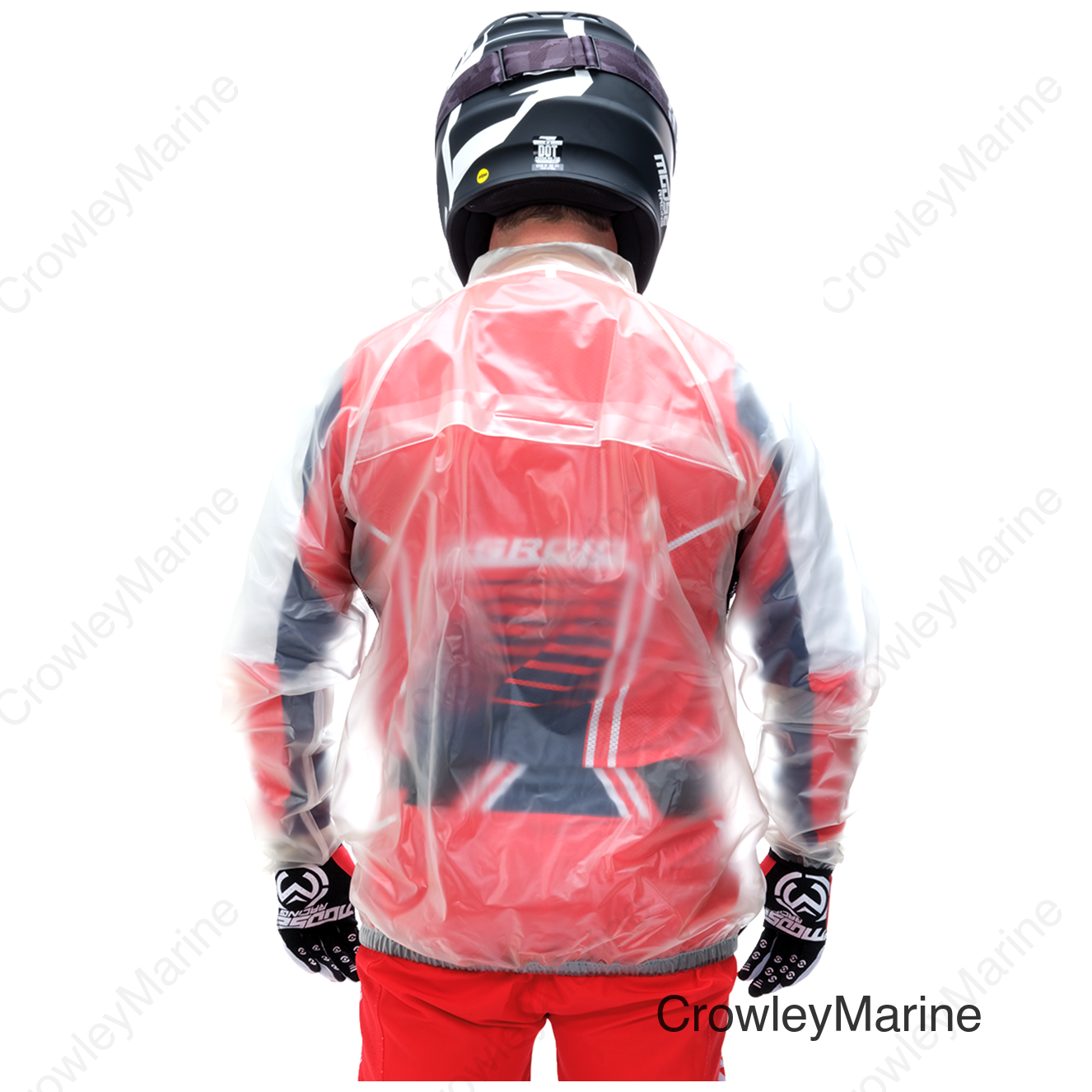 JACKET RAIN CLEAR 2XL
