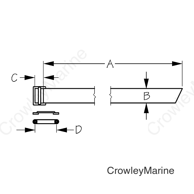 Battery Box Strap - 38"
