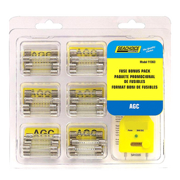 Seachoice AGC Fuse Bonus Pack, Contains 60 Assorted AGC Fuses and Tester, for Auto, Marine or Electronics Applications Up to 12V thumbnail-5