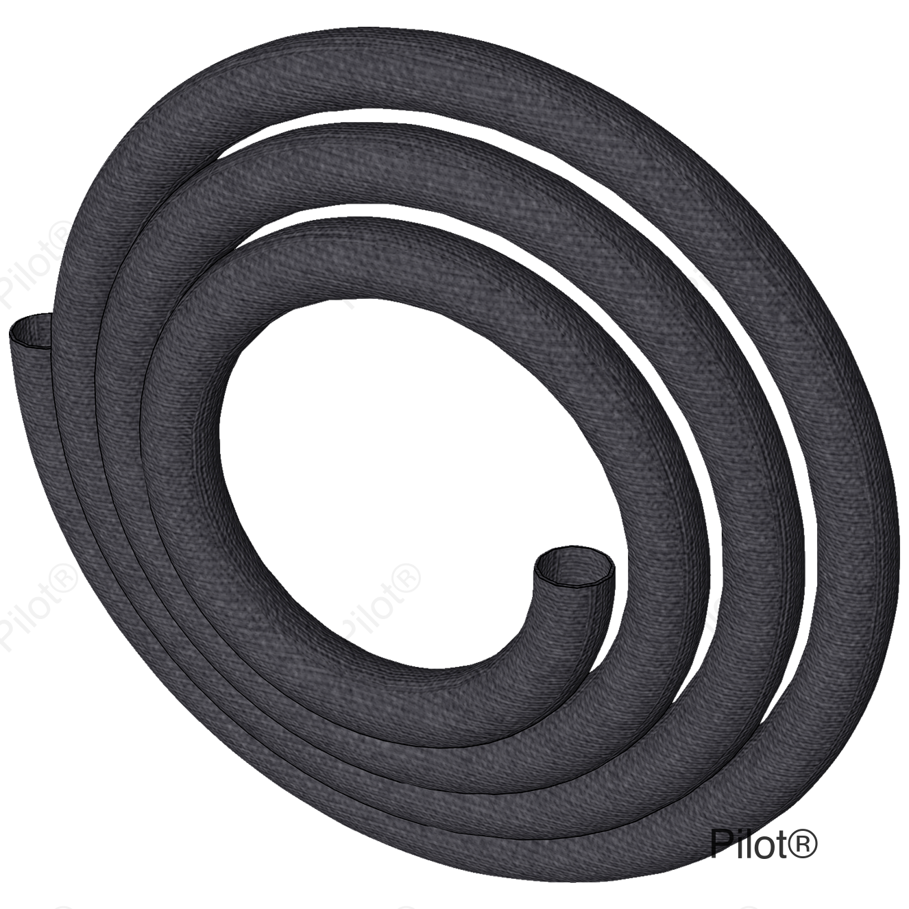 Synthetic Winch Rope Sheath - Black - UTV