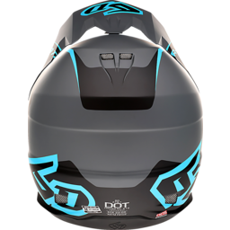 ATR-1 Helmet - Stealth - Cyan - Small thumbnail-1