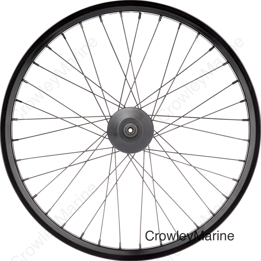 Cult Crew V2 Rear Wheel - 20 14 x 110mm. Rim Brake LHD Freecoaster Black Clincher