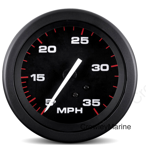 Speedo Head, Amega 3"  35 mph