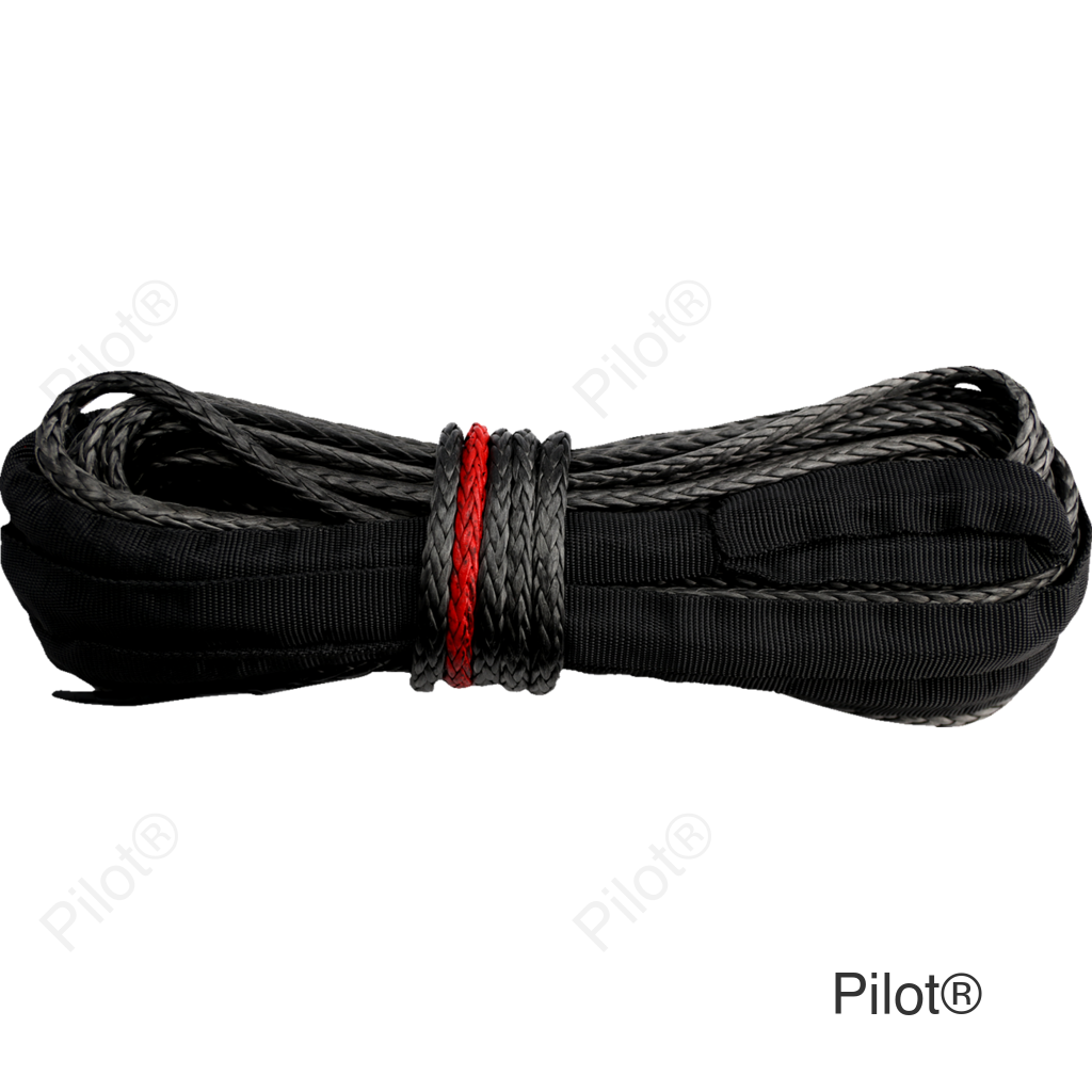 Winch Rope - Synthetic - Smoke - 3/16" x 50'