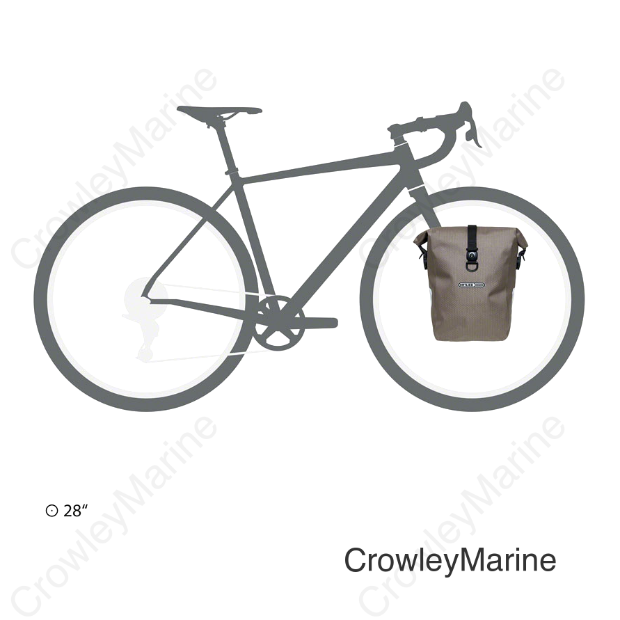 Ortlieb Gravel Pack Pannier - 25L Pair Dark Sand