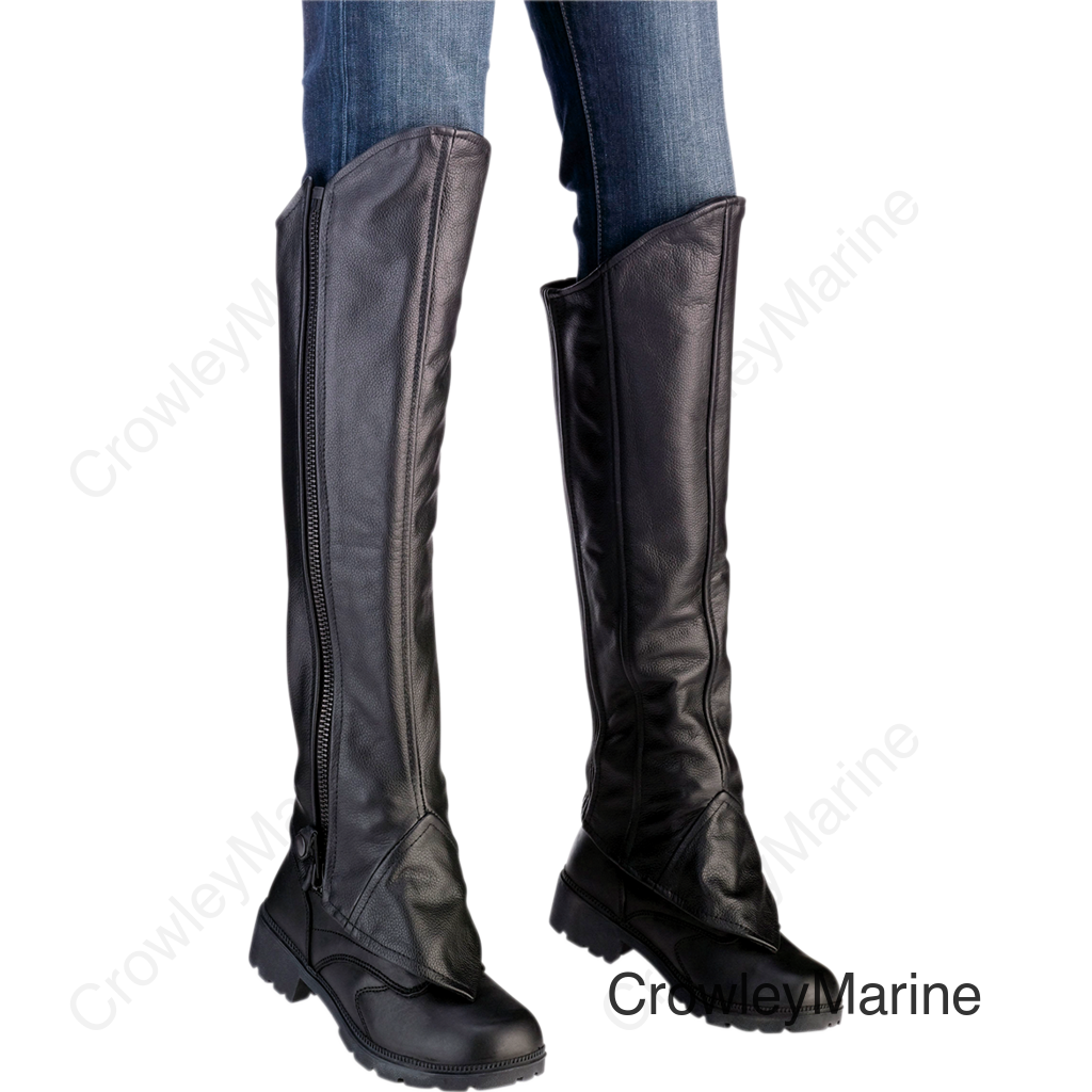 HALF CHAP BLK LG/XL
