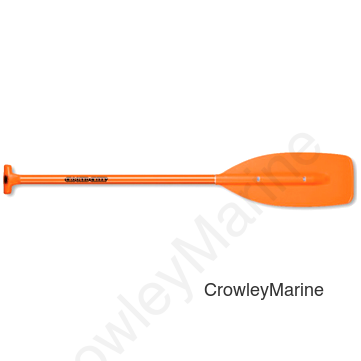 5' Synthetic Paddle, Orange