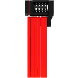 Abus BORDO 5700c Combination Folding Lock - 80cm Red