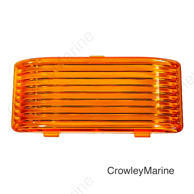 Valterra DG71261VP Porchlight Replacement Lens, Rectangular, Amber