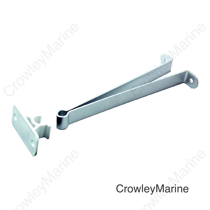 JR Products C-Clip Style Door Holder - Metal/Plastic Combo, 3"