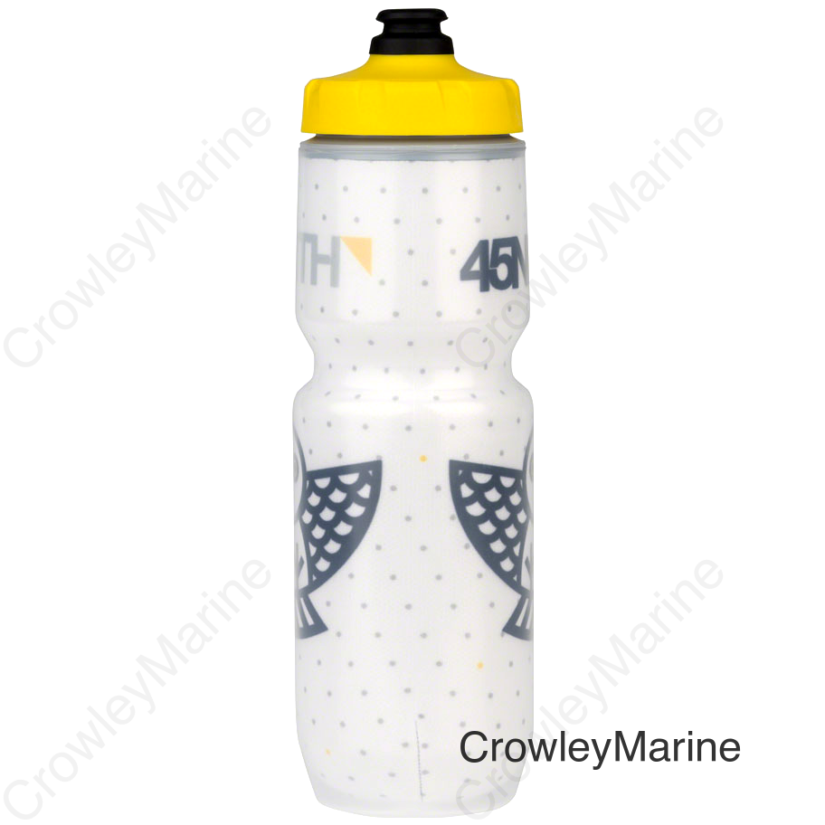45NRTH Winter Wonder Insulated Purist Water Bottle - White/Yellow 23oz