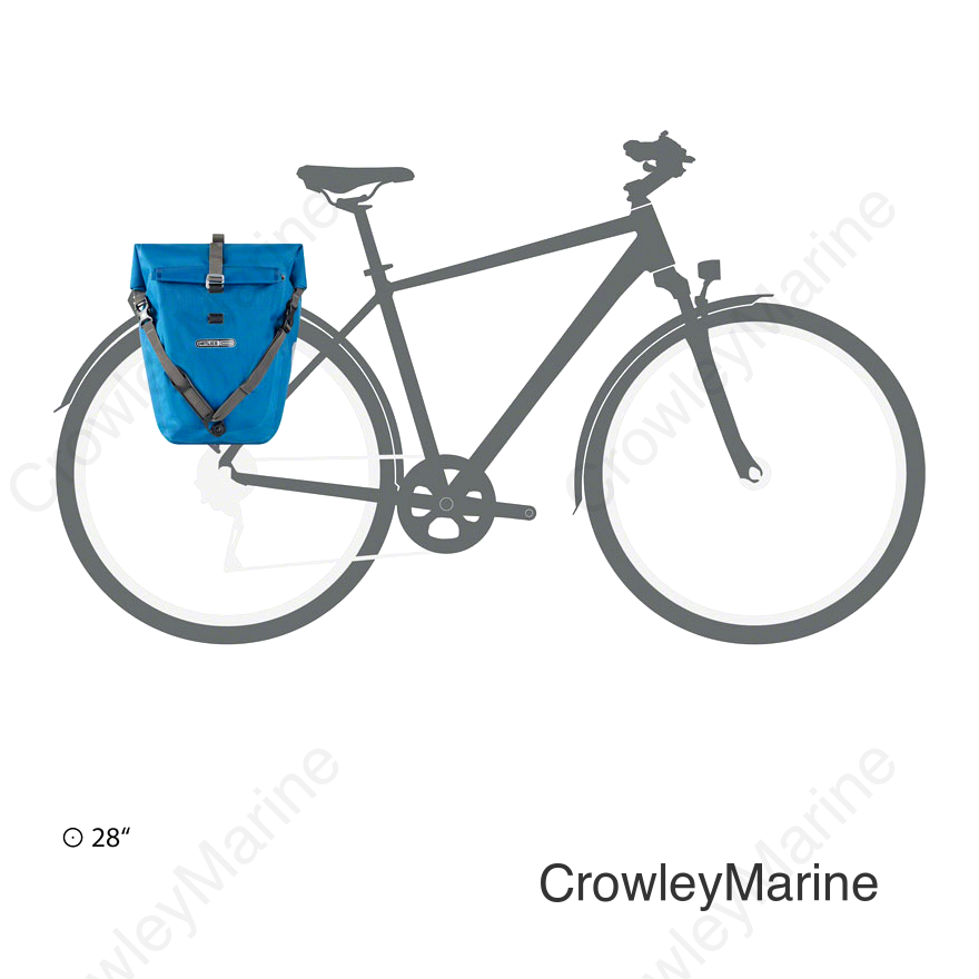 Ortlieb Back-Roller Plus Pannier - 23L Each Denim