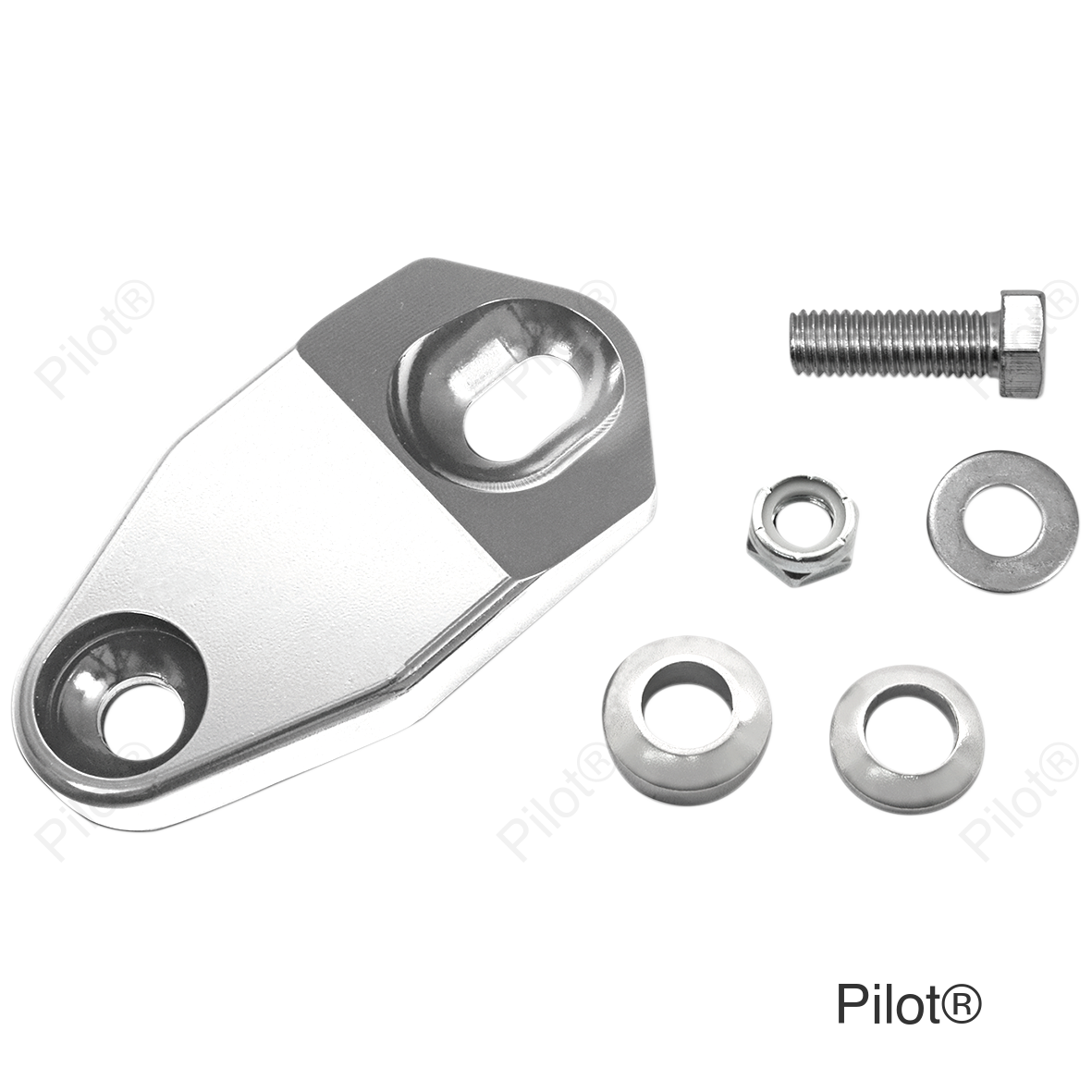 Headlight Mount Extension - Chrome