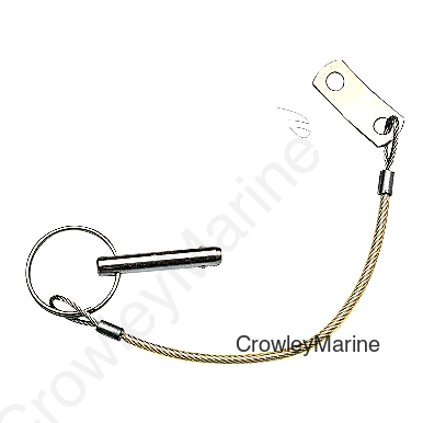Seadog 2999811 Straight Release Pin w/Lanyard