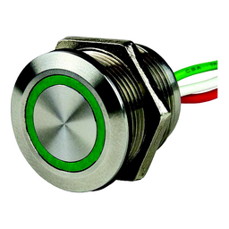 SeaDog 403060 Stainless 12/24V Multi Color LED Continuous Adjustment Memory Function Dimmer Switch w/On-Off Function thumbnail-1
