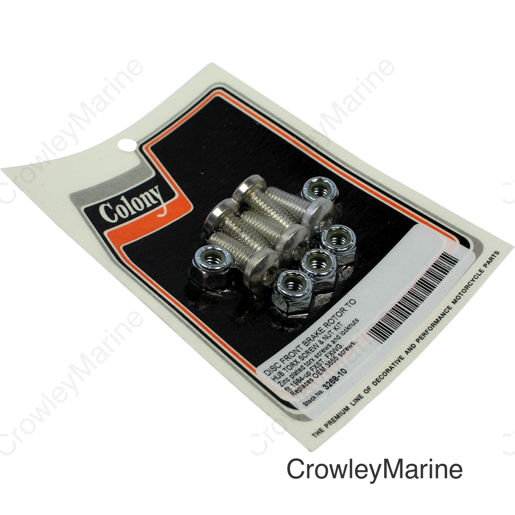 Bolts with Nuts - Front/Brake Rotor - Kit