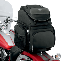 Backseat/Sissy Bar Bag - Black thumbnail-3