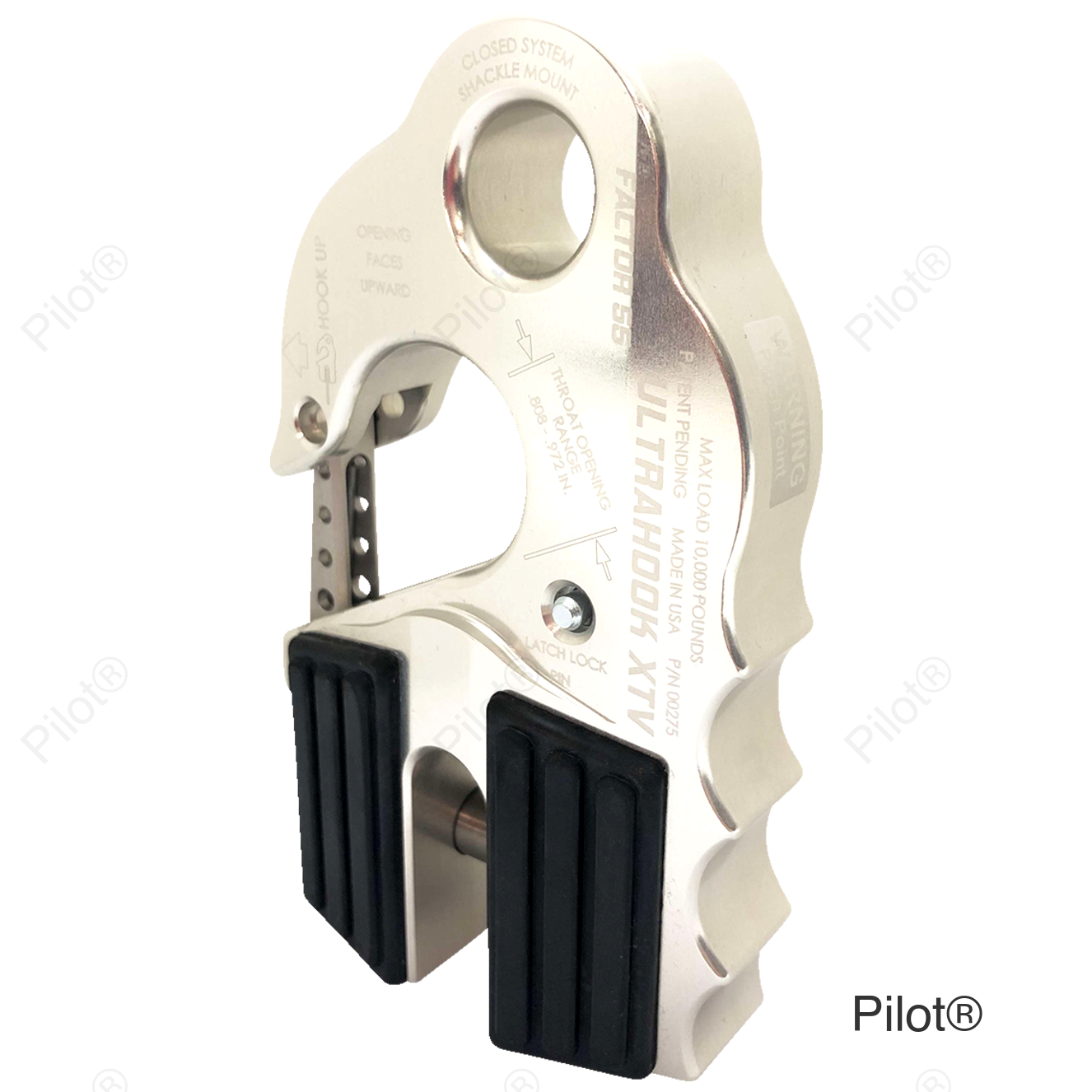 UltraHook XTV Winch Hook - Silver