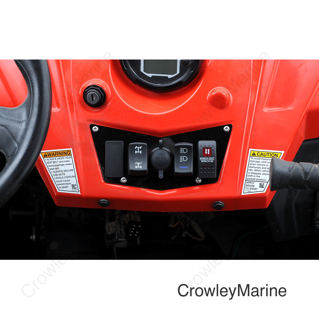 DSHPLT RZR8/900 4SWTCH BK