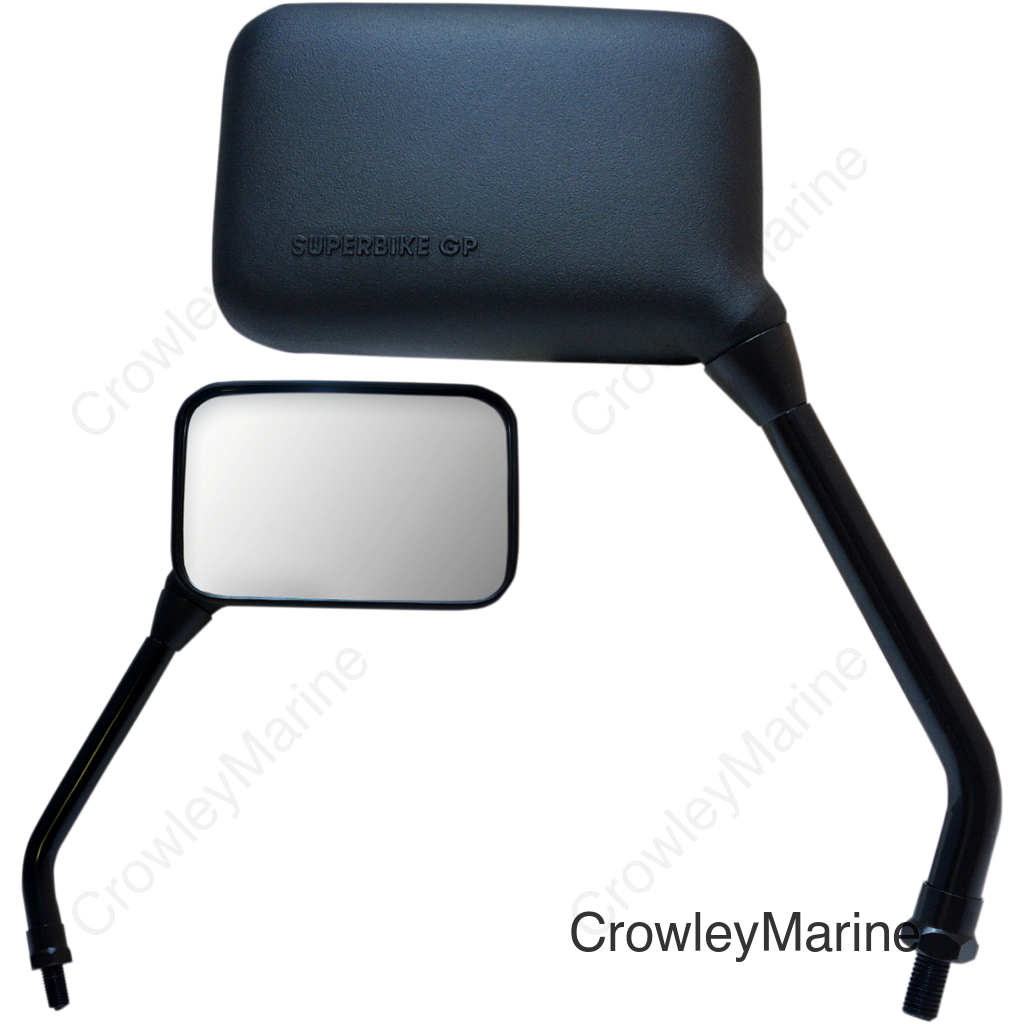 MIRROR PU AX BLK COMP RHL