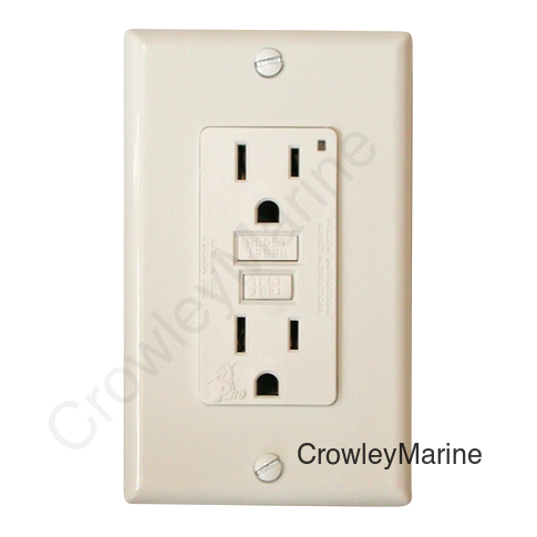GFI RECEPTACLE W/LIGHT -