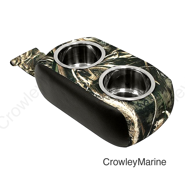 Wise 30591785 Portable Upholstered Drink Holder, Max 5 Camo/Black