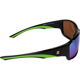 Seachoice 98823 "Neptune" Polarized Sunglasses, Frame: Shiny Black, Lens: Green Mirror thumbnail-1