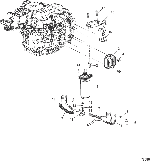 Starting Starter Motor, Rectifier, Ignition Coil - Serial Range ...