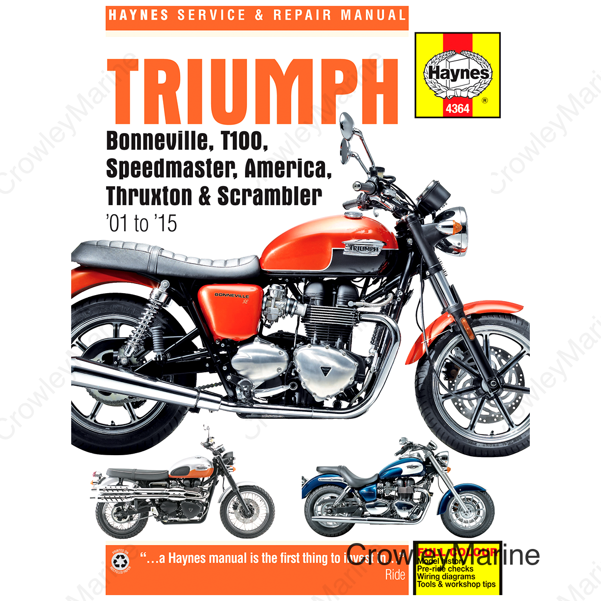 Manual - Triumph Bonneville '01-'15
