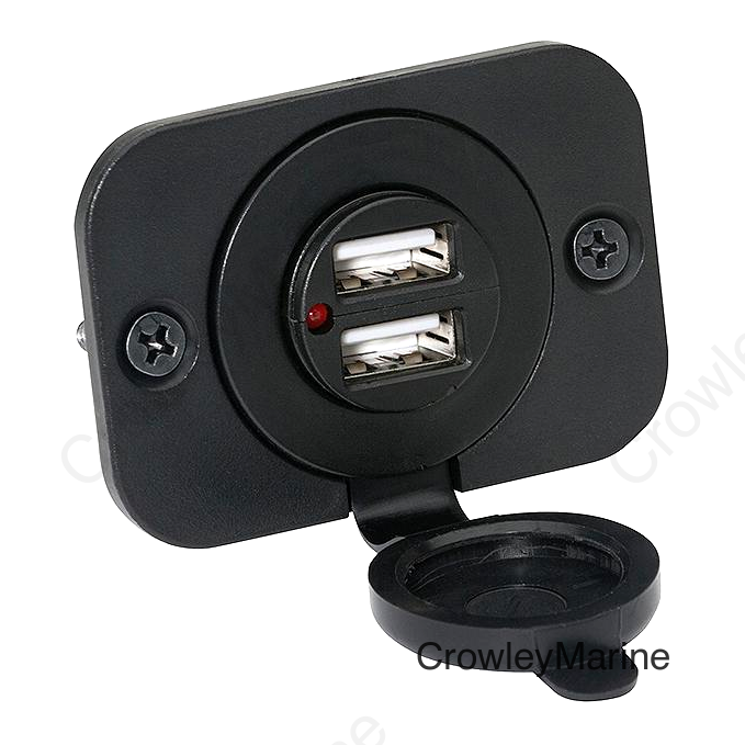 Attwood 142686 Dual USB Adapter