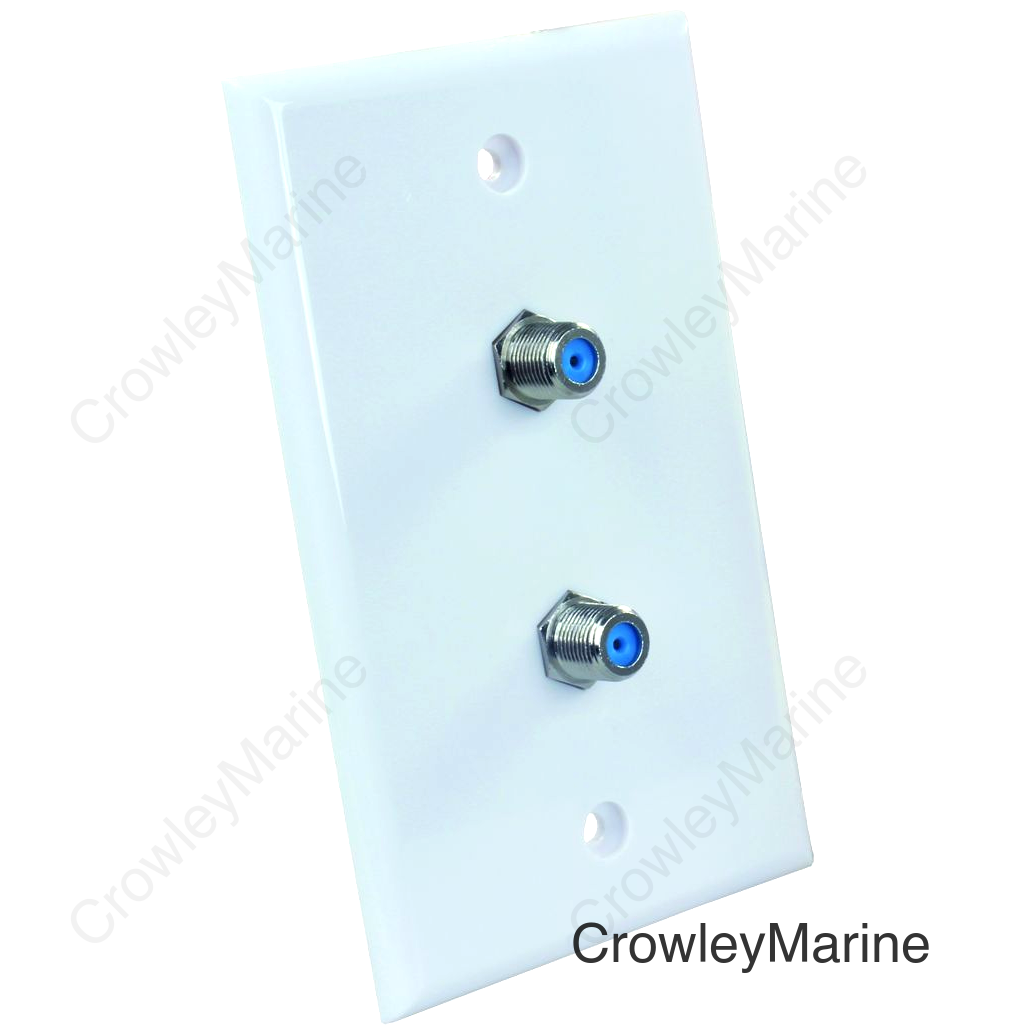 WALL PLATE  DUAL  HD/SAT
