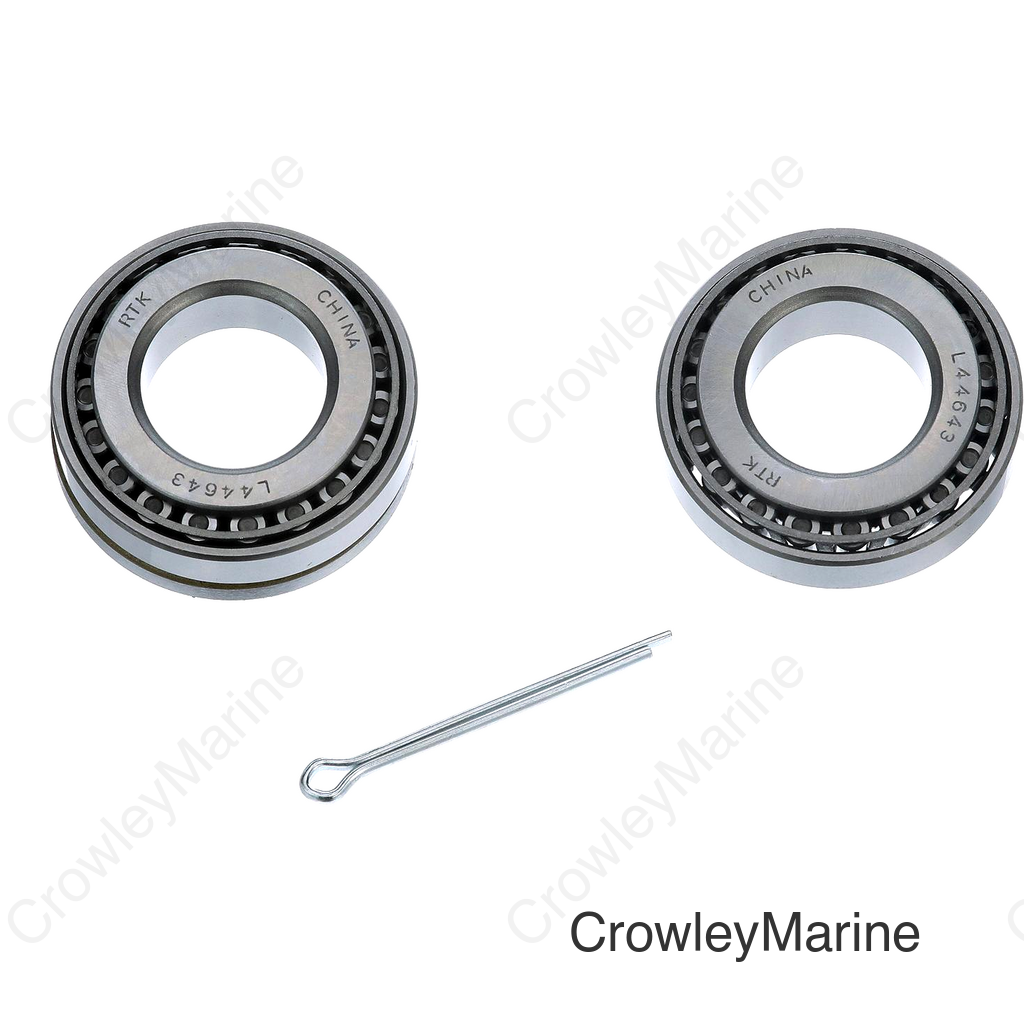 Seachoice Marine Boat Trailer Wheel Bearing Kit, 1 In. Axle, Set of 2