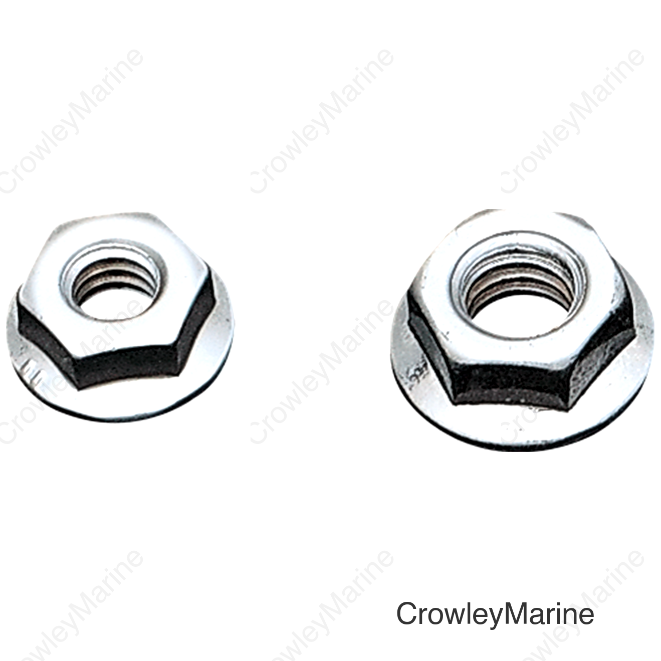 NUT FLANGE 1/4-20 CHROME