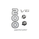 DECAL SET-REAR200