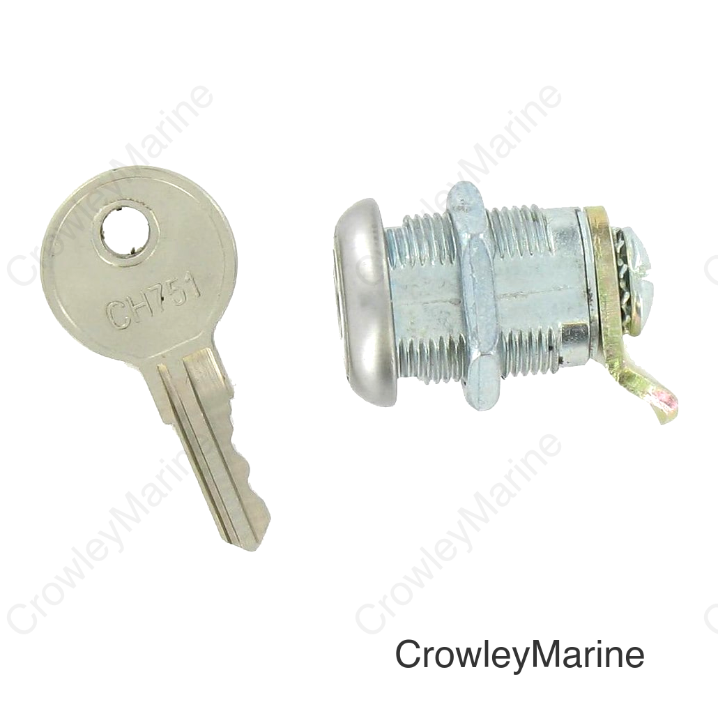 CAM LOCK W/751 KEY 5/8IN
