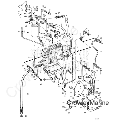 Injection Pump(V2) Has Core - Volvo Penta (3803788)