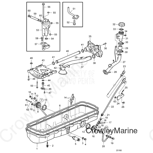 Oil Pan (V2) - Volvo Penta (23473522)