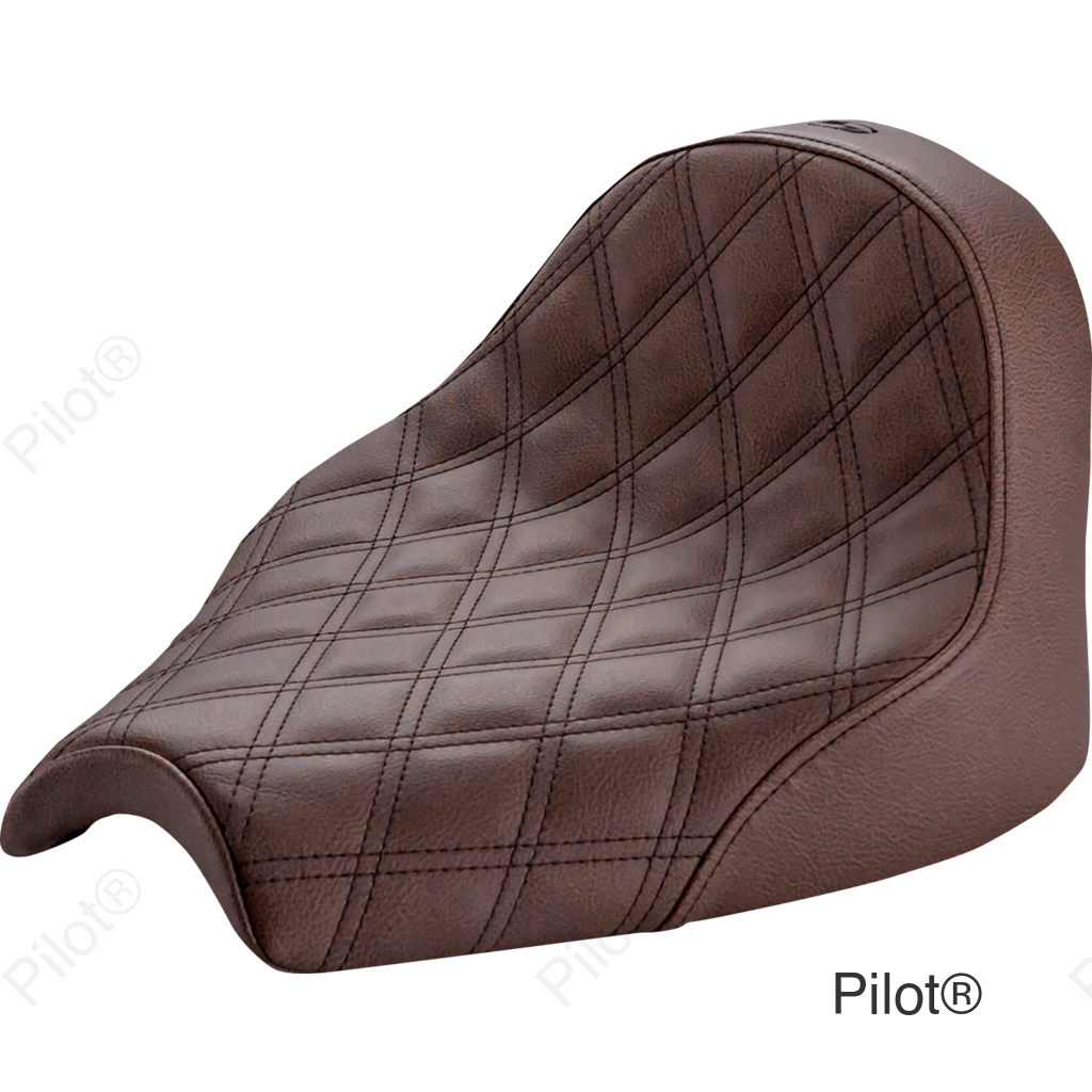 Seat - Renegade Solo - Lattice Stitched - Brown