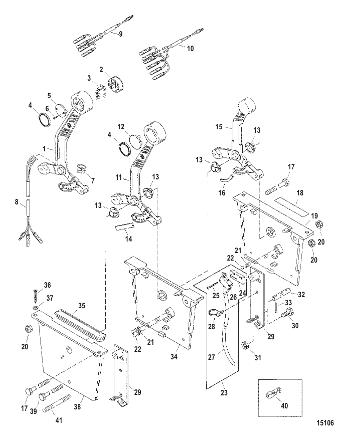Serial Range Accessories Remote Control - Zero Effort - Mechanical - 1994 & Up - Zero Effect Control - Mechanical Components