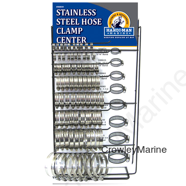 Stainless Steel HOSE CLAMP DISPLAY (980049)