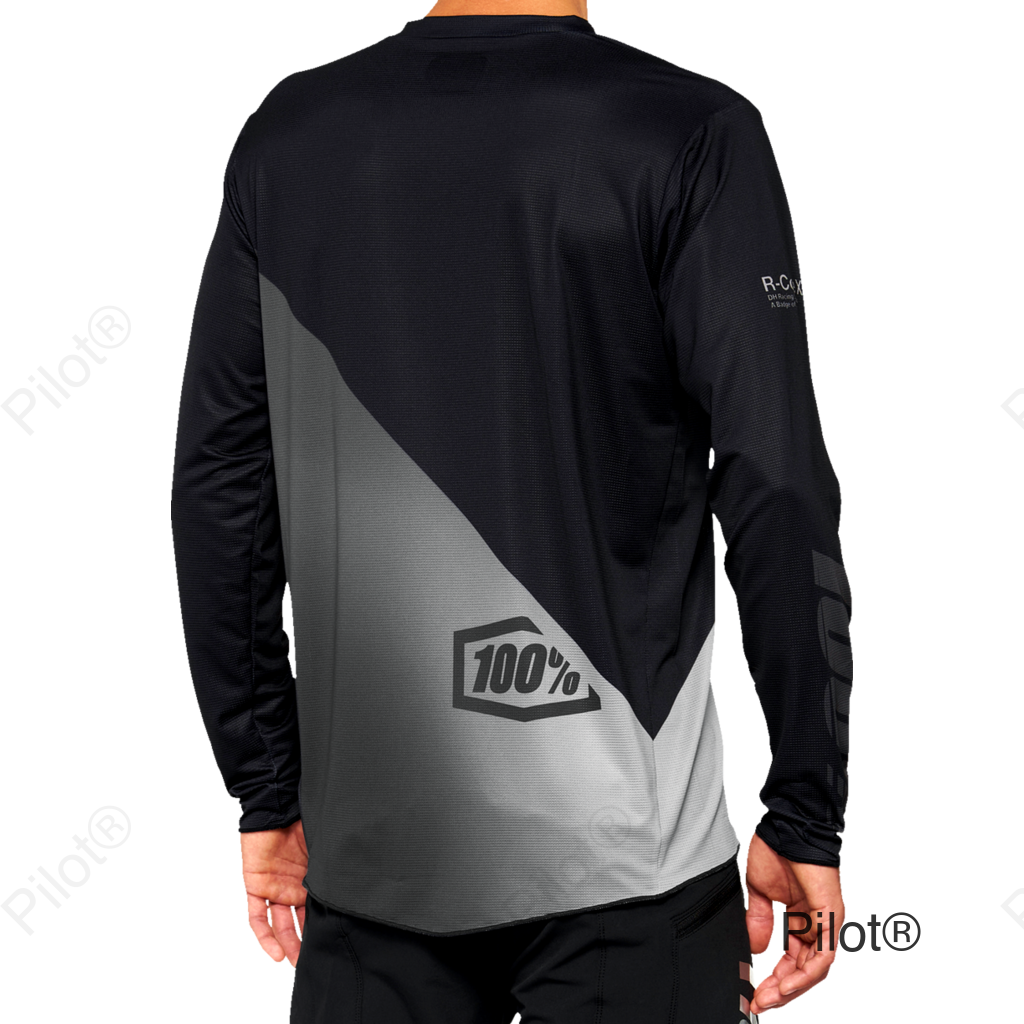 R-Core-X Long-Sleeve Jersey - Black/Gray - XL