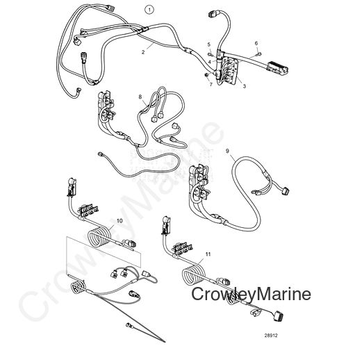 Wiring Harness (V2) - Volvo Penta (22191290)